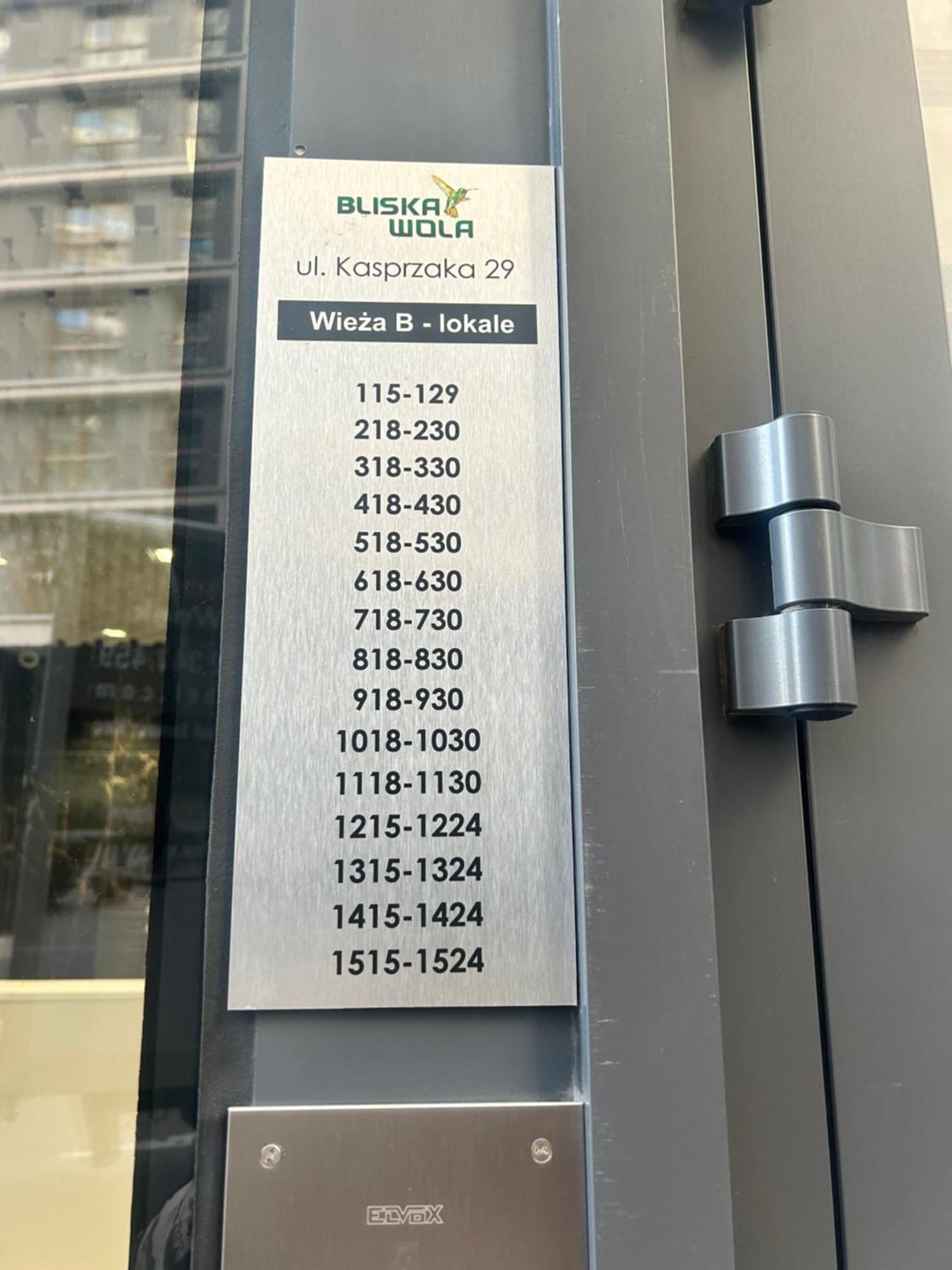 Wola Tower Kasprzaka 29 Apartament Warszawa